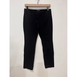 White‎ House Black Market Slim Leg Black Pants Women's Size 4